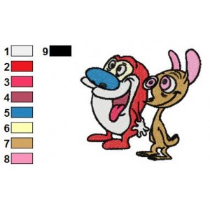 The Ren and Stimpy 06 Embroidery Design